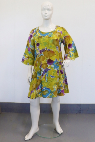 Ophilia tuniek Milly print aquarel Bagoes
